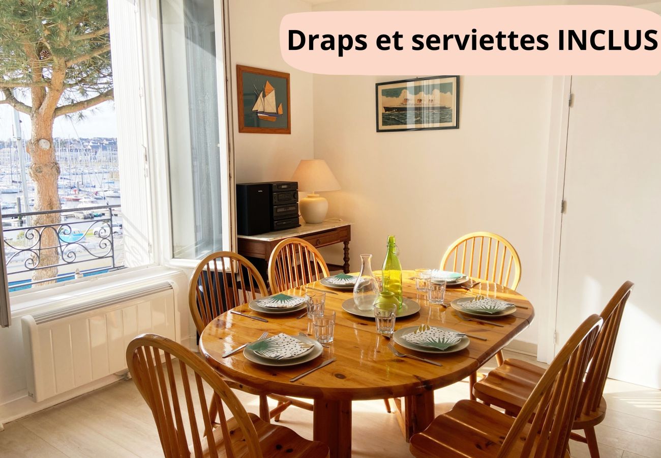 Appartement à La Trinité-sur-Mer - VILLA MAJOY - Appartement vacances avec vue sur le port de la Trinité-sur-Mer - T547