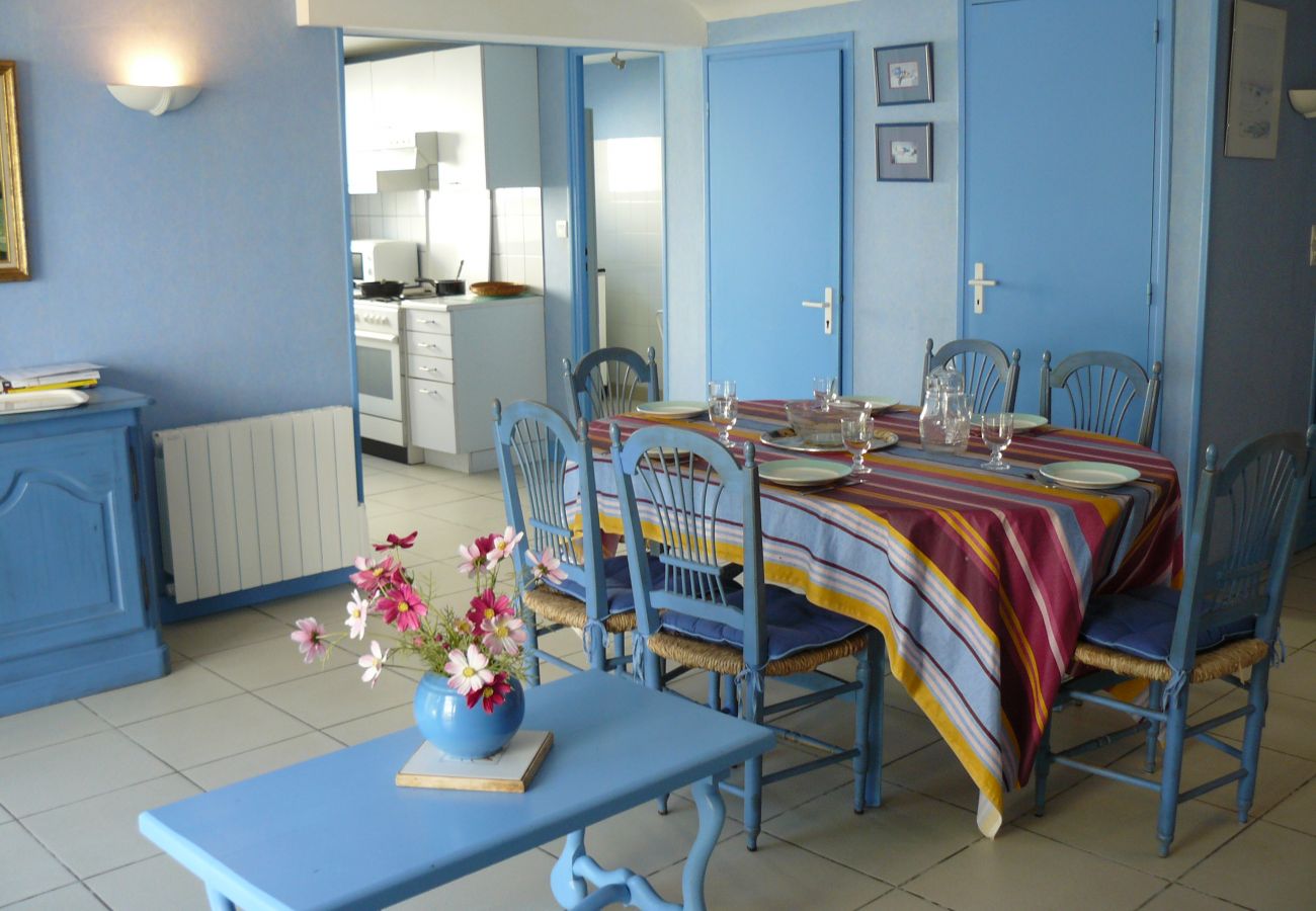 Appartement à Carnac - Port En Dro, Appartement spacieux avec jardin à Carnac-Plage - D6