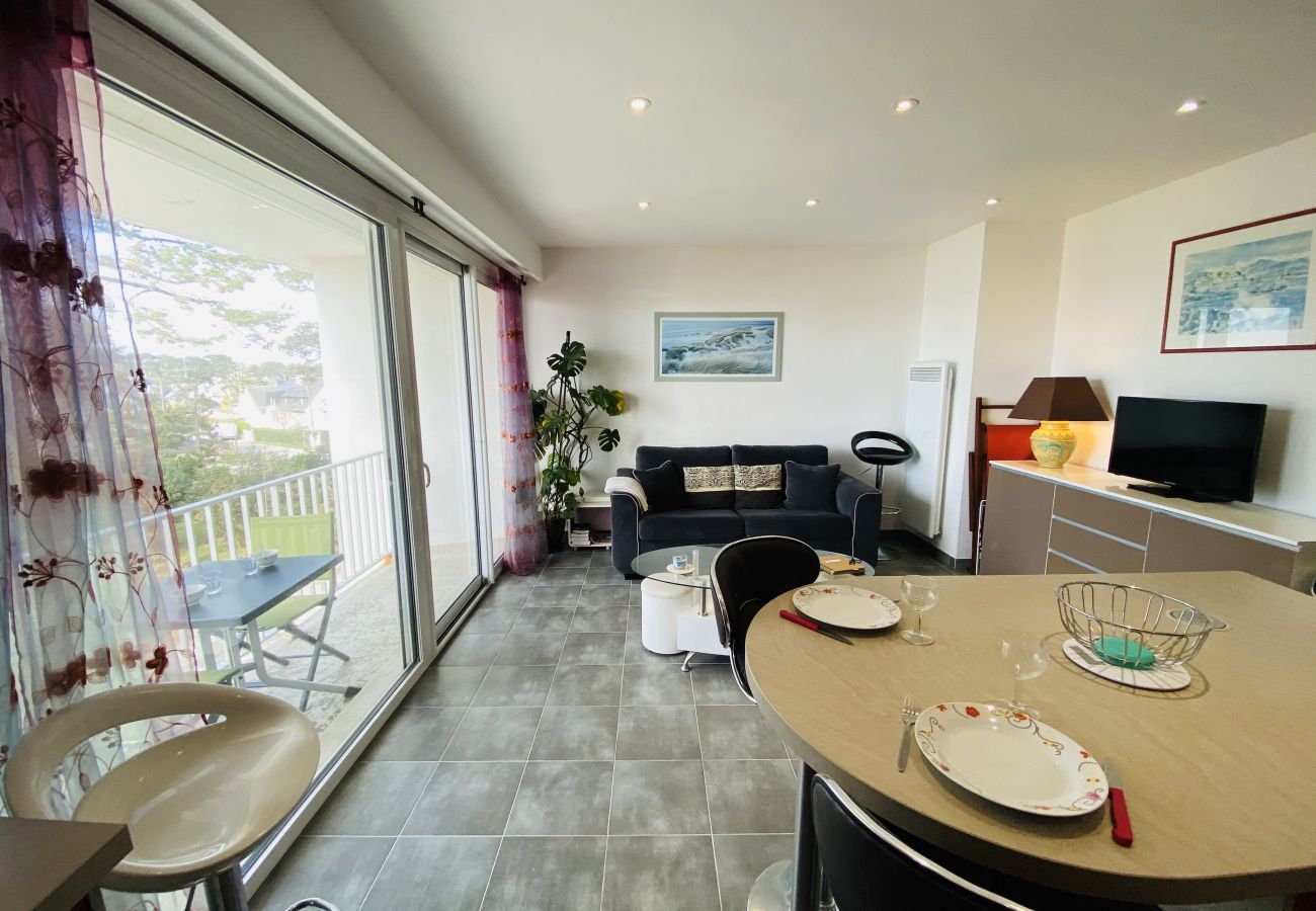 Appartement à Carnac - Tal Mor, Appart. Balcon Vue Mer, 50m plage -D8